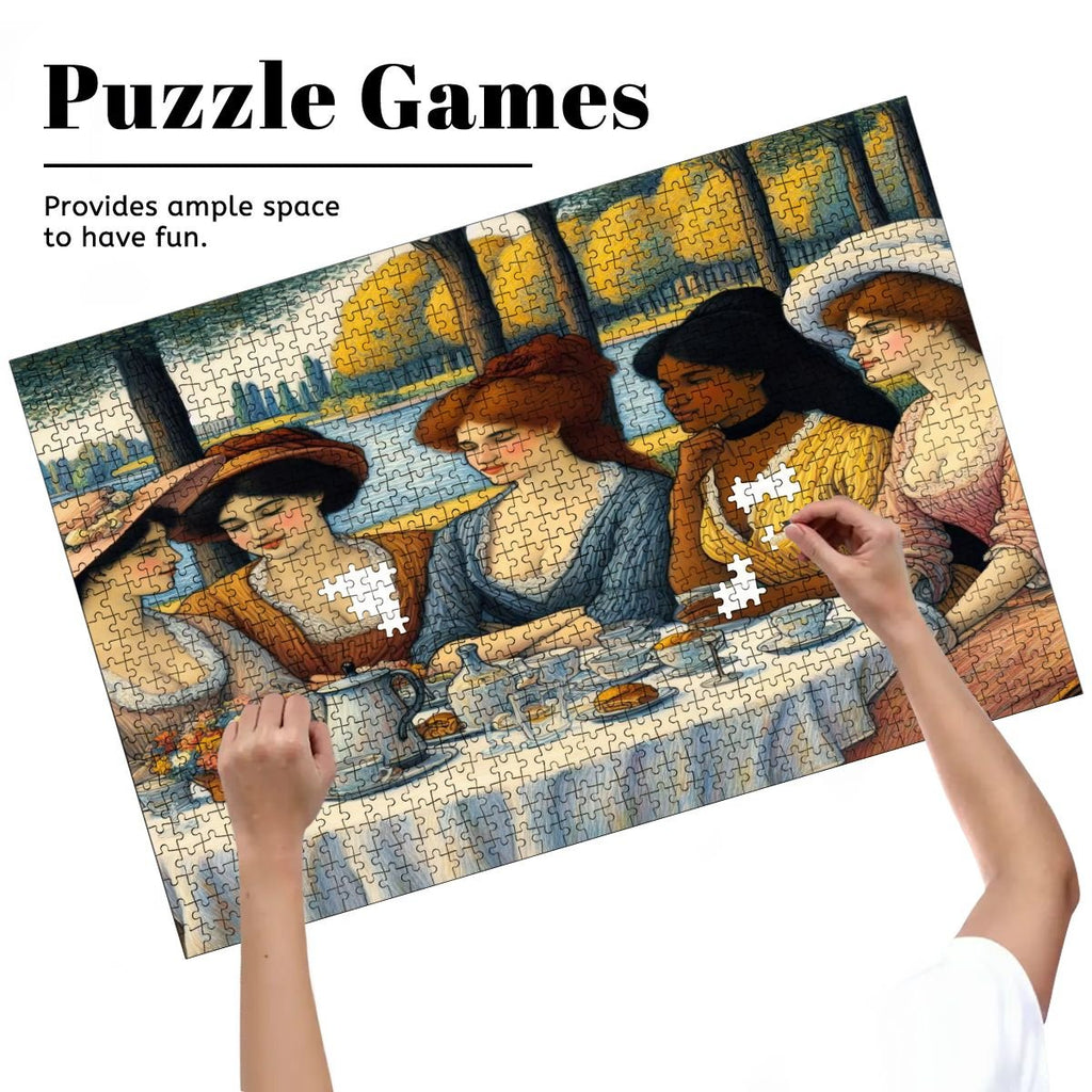 Wooden Jigsaw Puzzles 1000 pcs (Horizontal) - Gregg Acini Adoree Designs - Jigsaw Puzzle