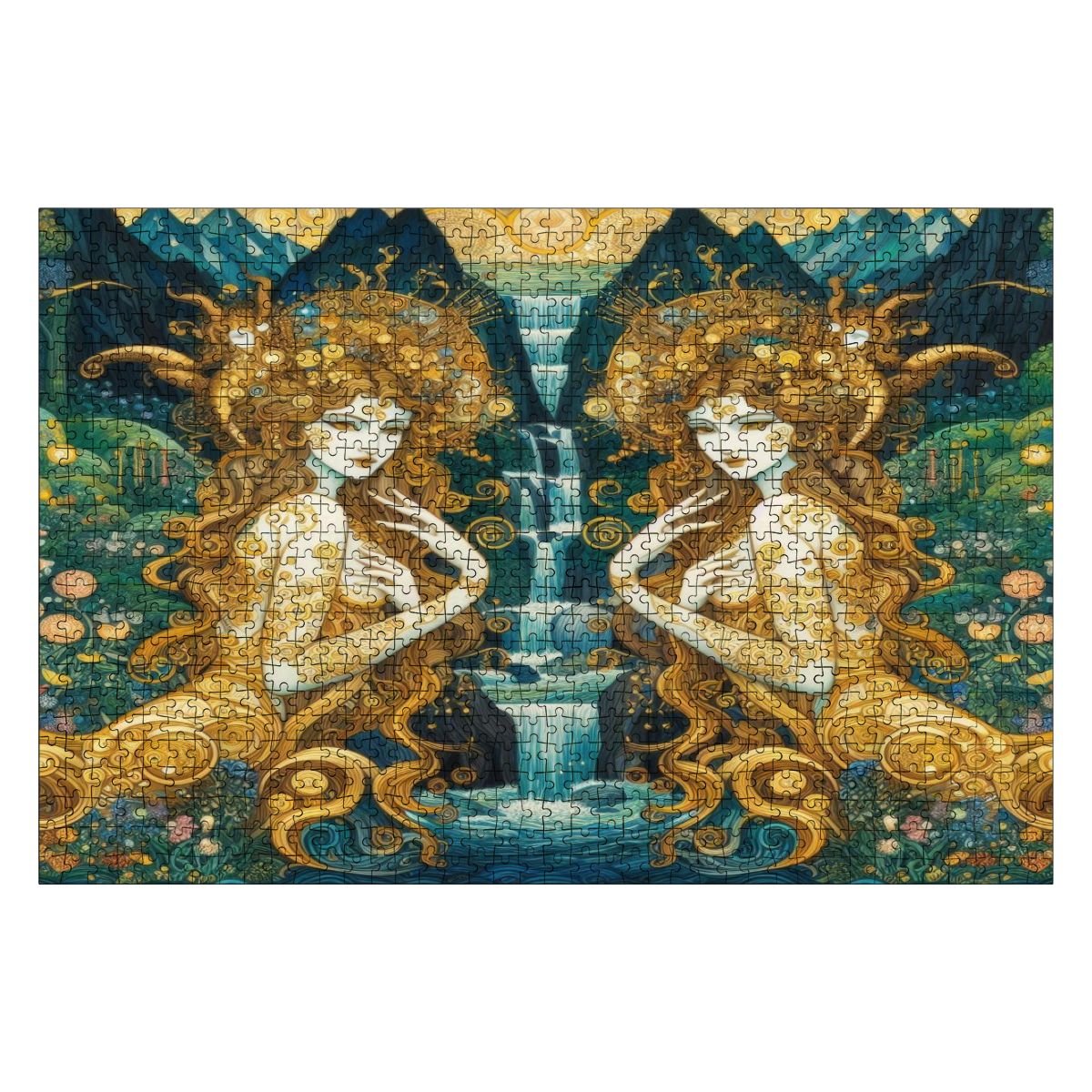 Wooden Jigsaw Puzzles 1000 pcs (Horizontal) - Gregg Acini Adoree Designs - Jigsaw Puzzle