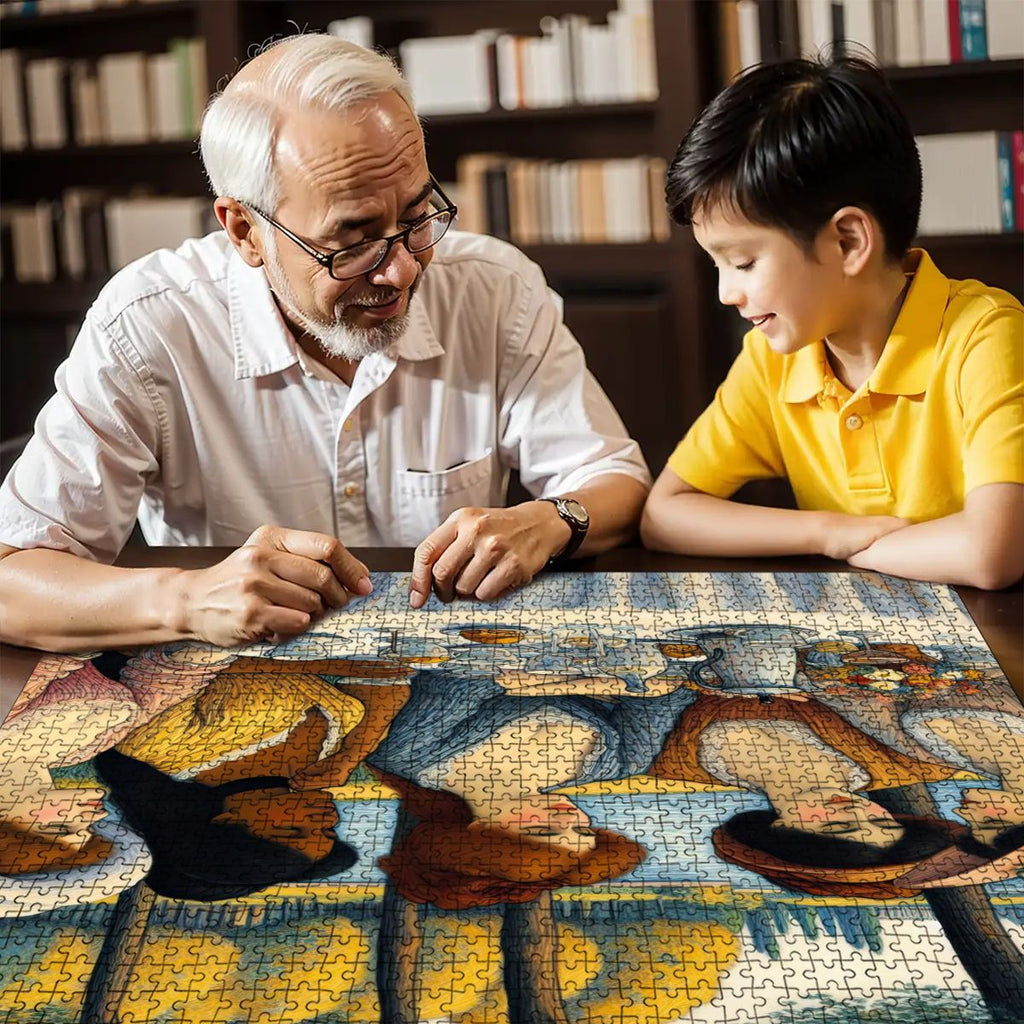 Wooden Jigsaw Puzzles 1000 pcs (Horizontal) - Gregg Acini Adoree Designs - Jigsaw Puzzle