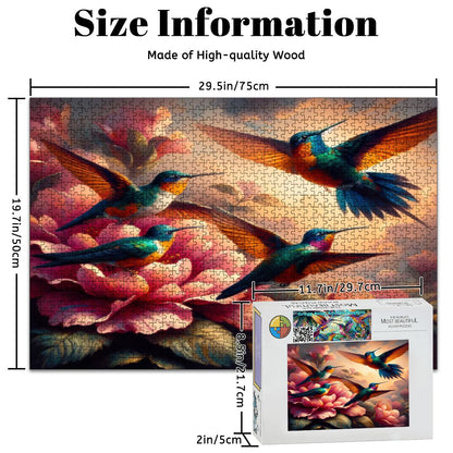 Wooden Jigsaw Puzzles 1000 pcs (Horizontal) - Gregg Acini Adoree Designs - Jigsaw Puzzle