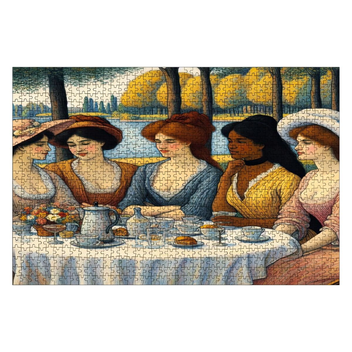Wooden Jigsaw Puzzles 1000 pcs (Horizontal) - Gregg Acini Adoree Designs - Jigsaw Puzzle