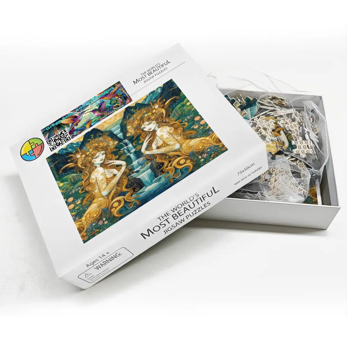Wooden Jigsaw Puzzles 1000 pcs (Horizontal) - Gregg Acini Adoree Designs - Jigsaw Puzzle