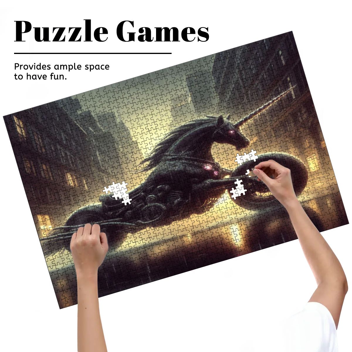 Wooden Jigsaw Puzzles 1000 pcs (Horizontal) - Gregg Acini Adoree Designs - Jigsaw Puzzle