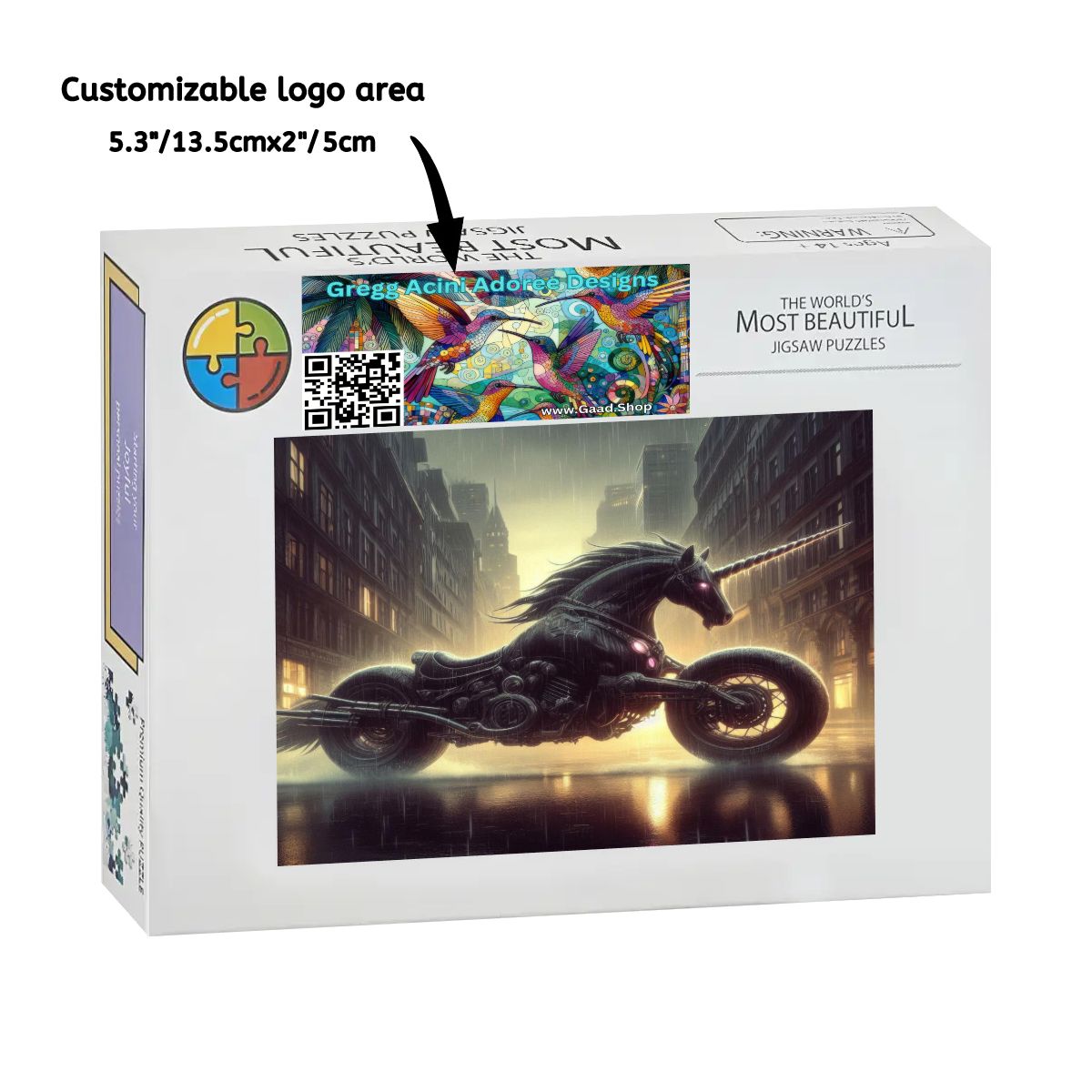 Wooden Jigsaw Puzzles 1000 pcs (Horizontal) - Gregg Acini Adoree Designs - Jigsaw Puzzle