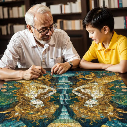 Wooden Jigsaw Puzzles 1000 pcs (Horizontal) - Gregg Acini Adoree Designs - Jigsaw Puzzle