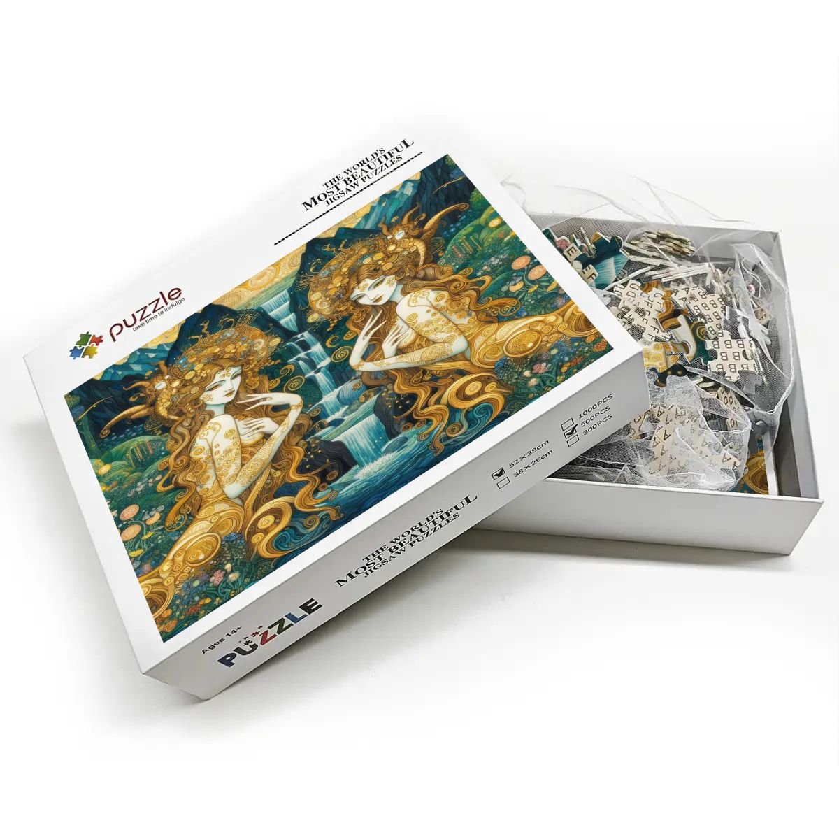 Wooden Jigsaw Puzzles 500 pcs (Horizontal) - Gregg Acini Adoree Designs - Jigsaw Puzzle