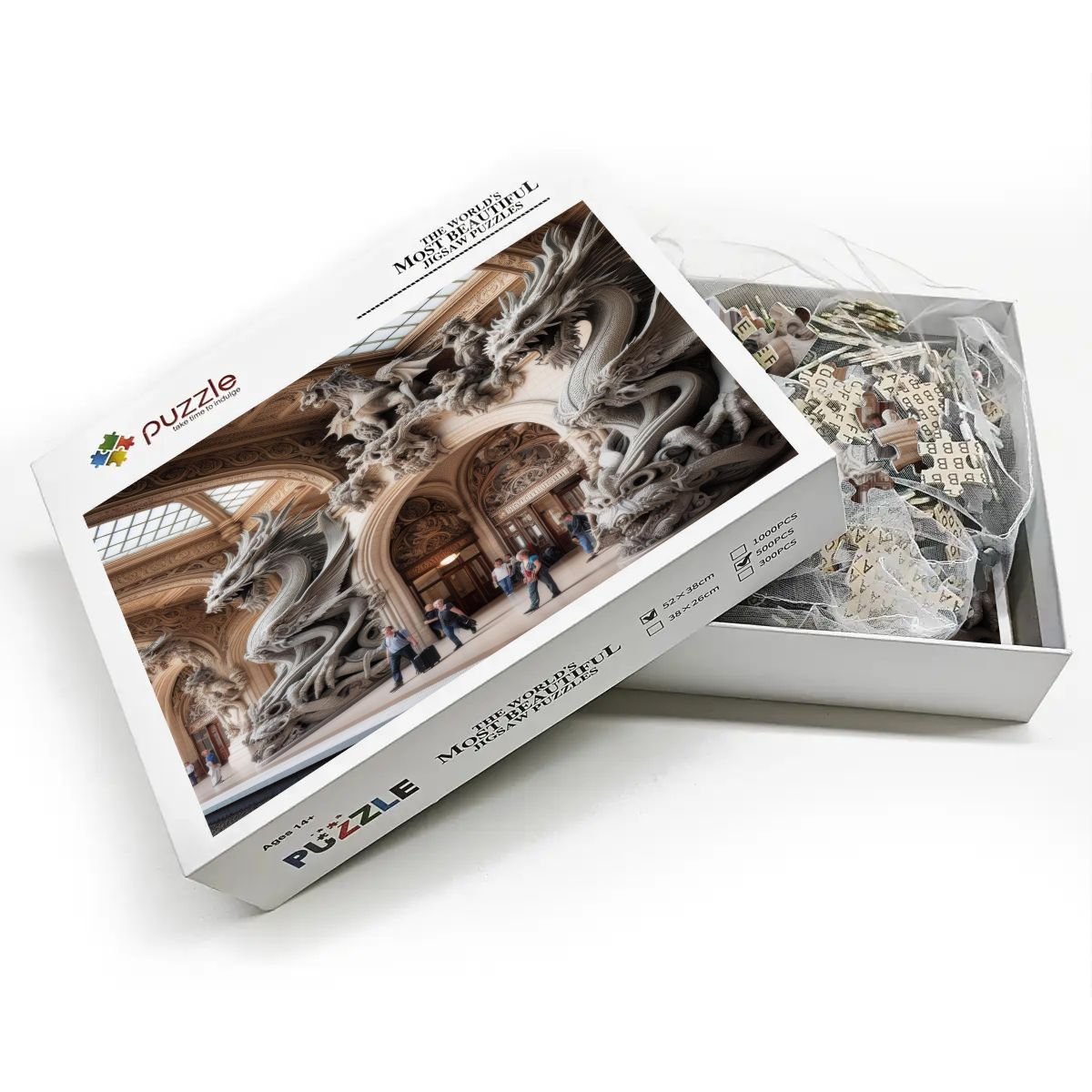 Wooden Jigsaw Puzzles 500 pcs (Horizontal) - Gregg Acini Adoree Designs - Jigsaw Puzzle