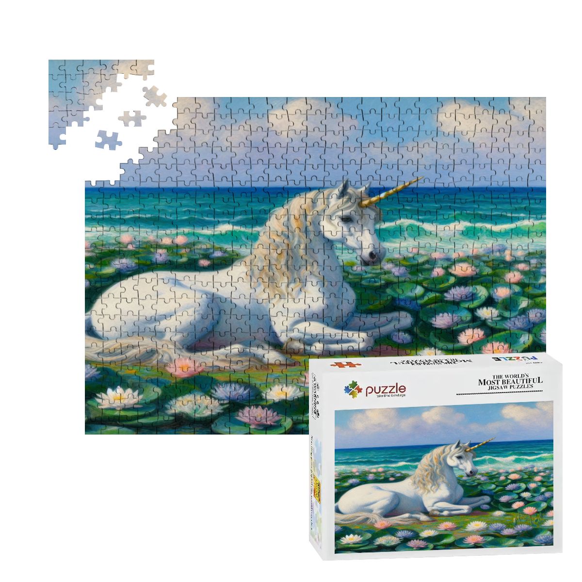 Wooden Jigsaw Puzzles 500 pcs (Horizontal) - Gregg Acini Adoree Designs - Jigsaw Puzzle
