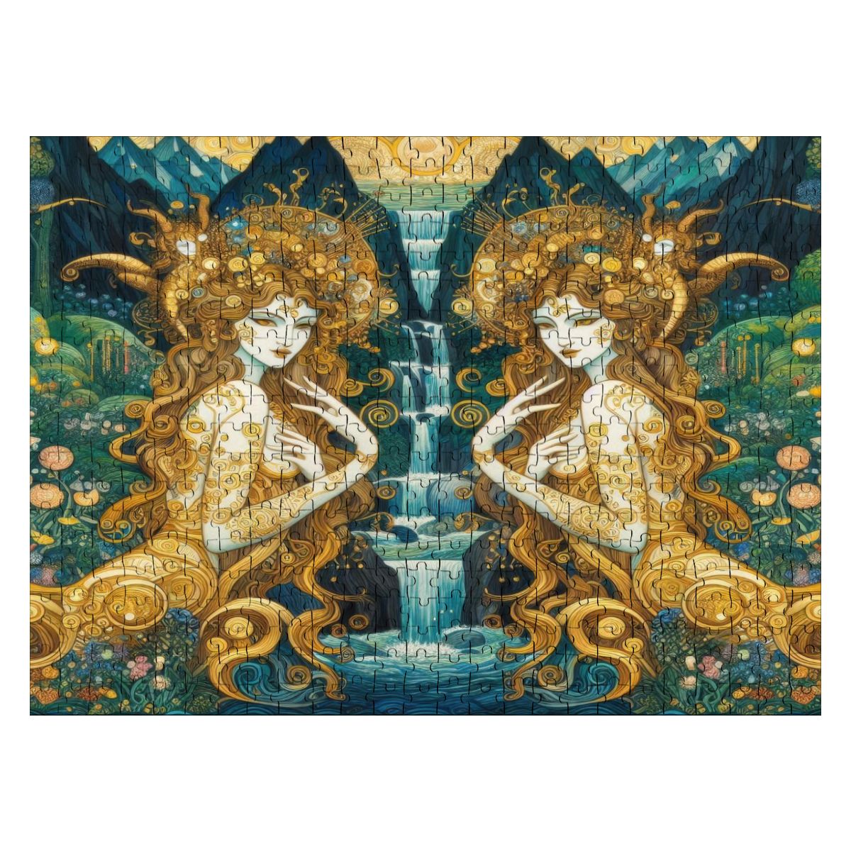 Wooden Jigsaw Puzzles 500 pcs (Horizontal) - Gregg Acini Adoree Designs - Jigsaw Puzzle