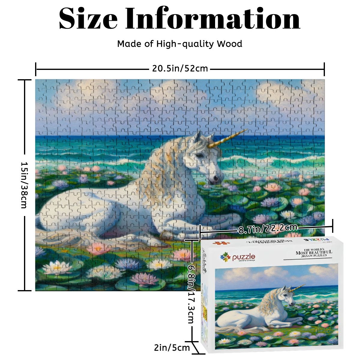 Wooden Jigsaw Puzzles 500 pcs (Horizontal) - Gregg Acini Adoree Designs - Jigsaw Puzzle