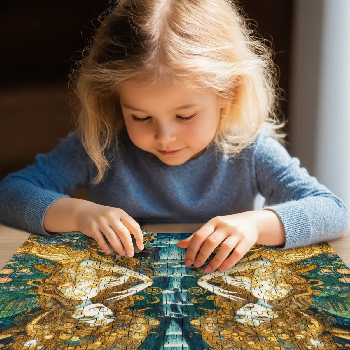 Wooden Jigsaw Puzzles 500 pcs (Horizontal) - Gregg Acini Adoree Designs - Jigsaw Puzzle