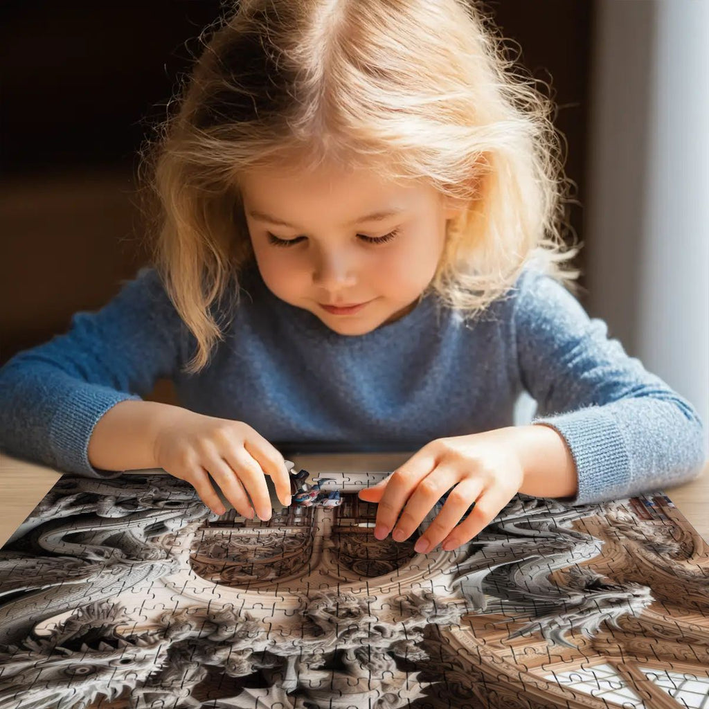 Wooden Jigsaw Puzzles 500 pcs (Horizontal) - Gregg Acini Adoree Designs - Jigsaw Puzzle