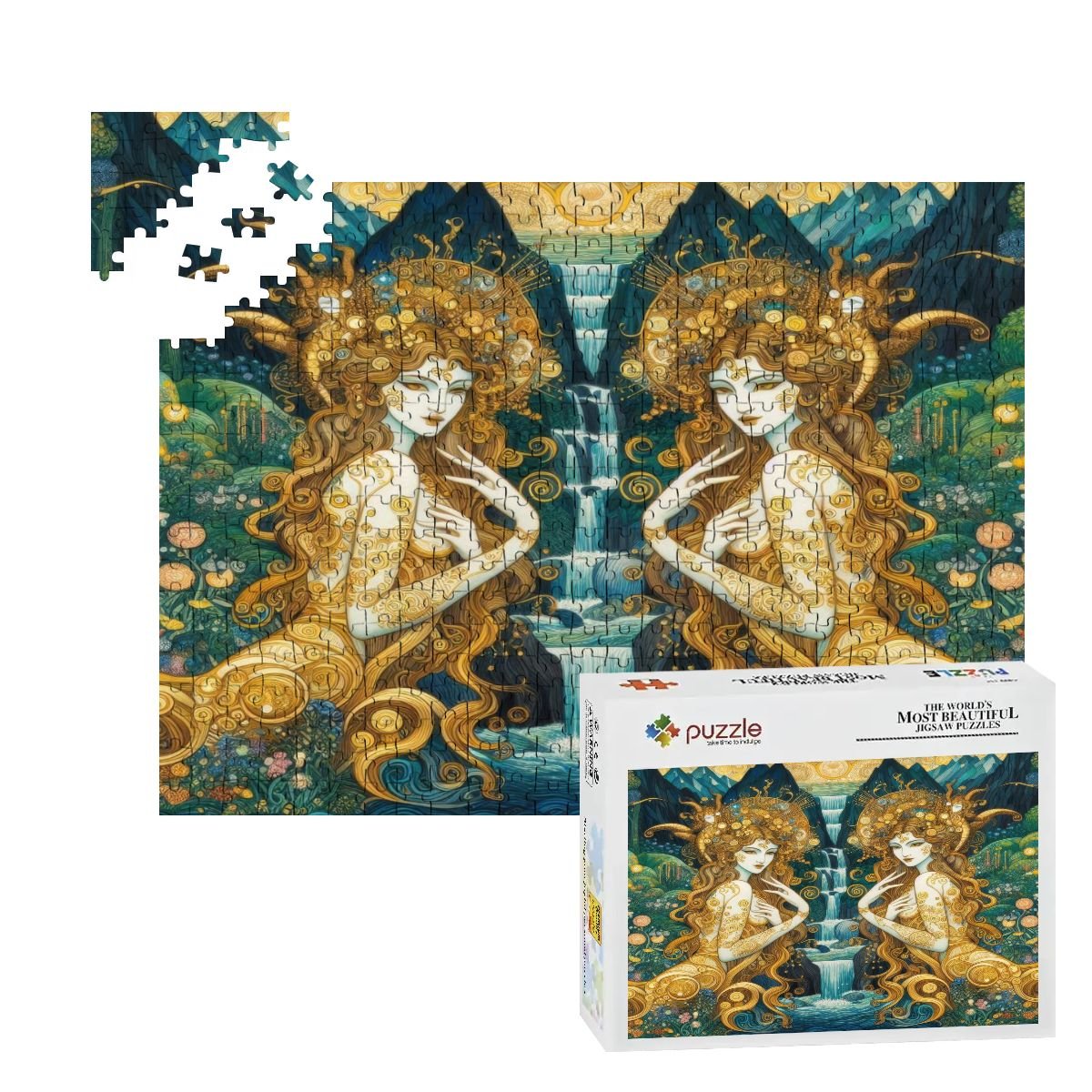 Wooden Jigsaw Puzzles 500 pcs (Horizontal) - Gregg Acini Adoree Designs - Jigsaw Puzzle