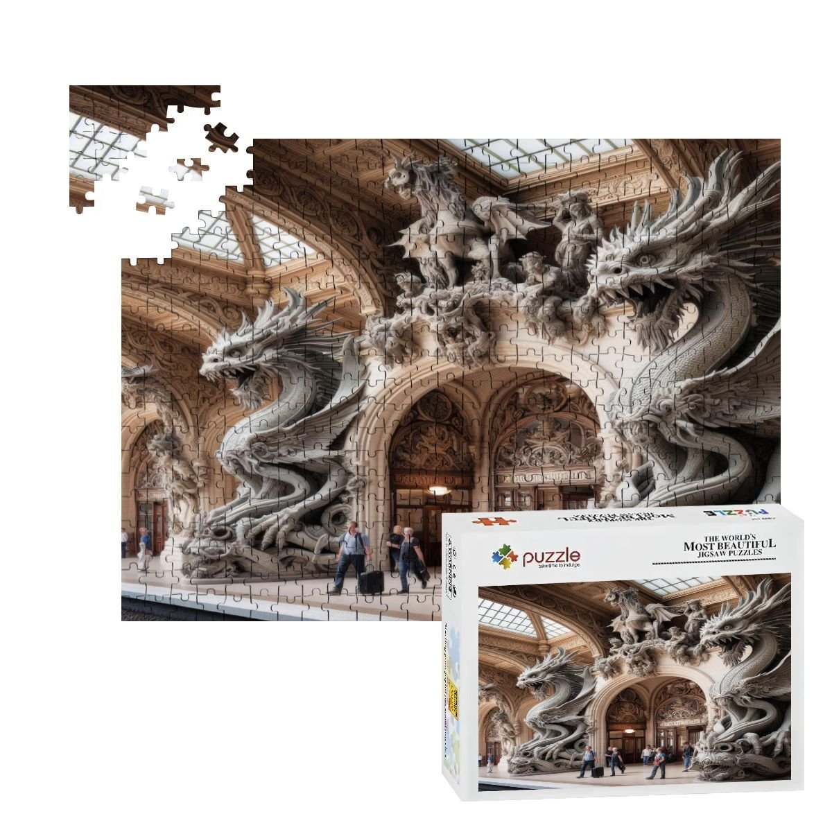 Wooden Jigsaw Puzzles 500 pcs (Horizontal) - Gregg Acini Adoree Designs - Jigsaw Puzzle