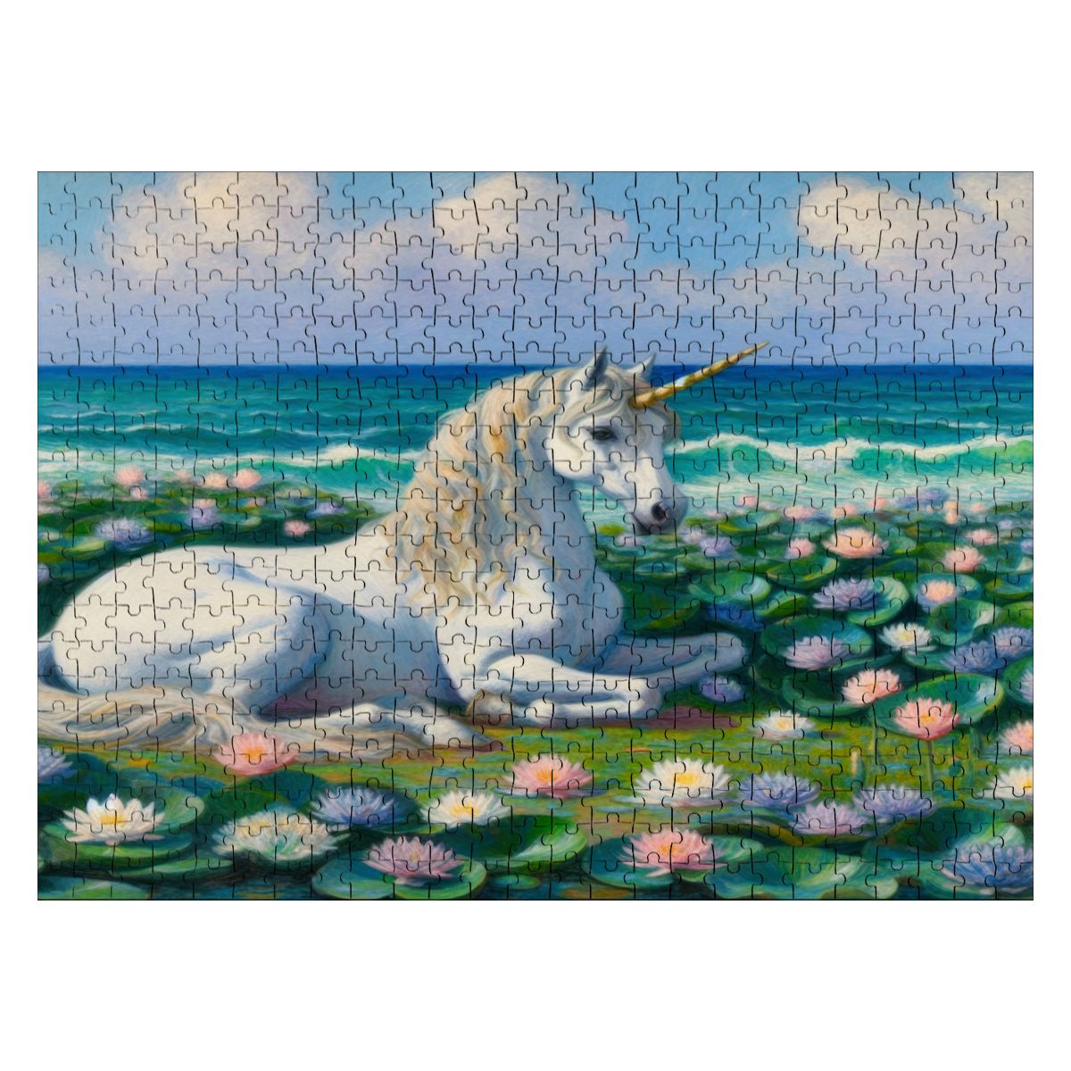 Wooden Jigsaw Puzzles 500 pcs (Horizontal) - Gregg Acini Adoree Designs - Jigsaw Puzzle
