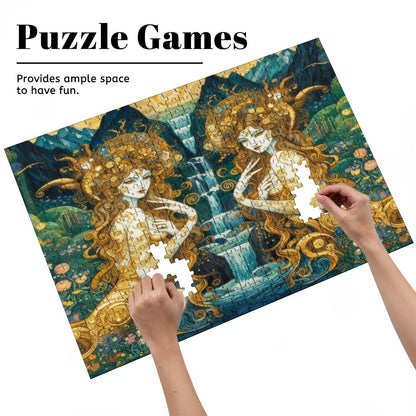 Wooden Jigsaw Puzzles 500 pcs (Horizontal) - Gregg Acini Adoree Designs - Jigsaw Puzzle