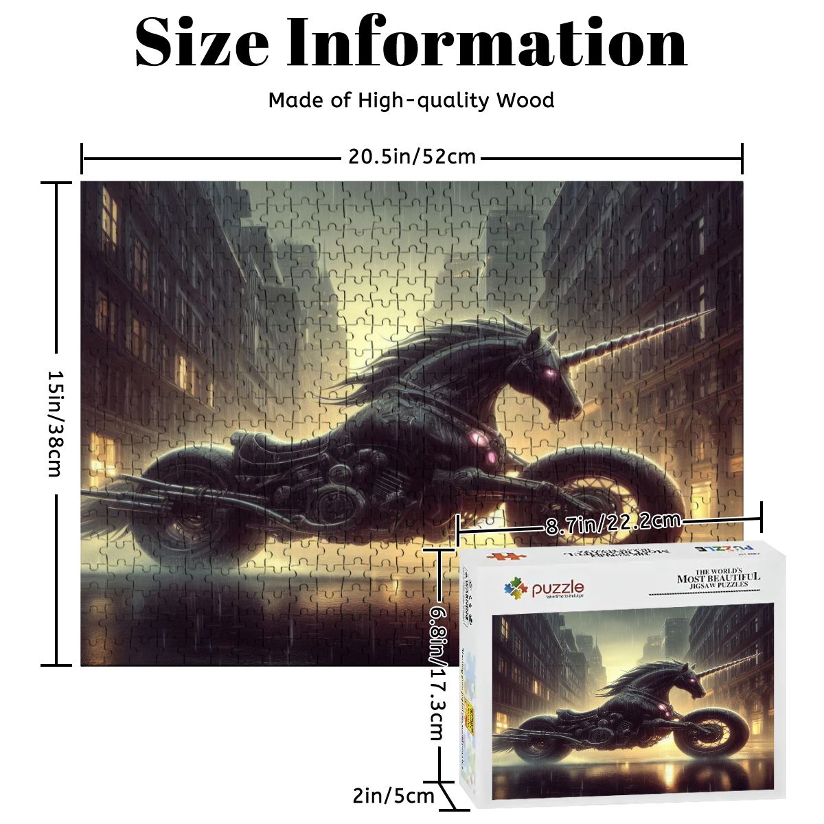 Wooden Jigsaw Puzzles 500 pcs (Horizontal) - Gregg Acini Adoree Designs - Jigsaw Puzzle