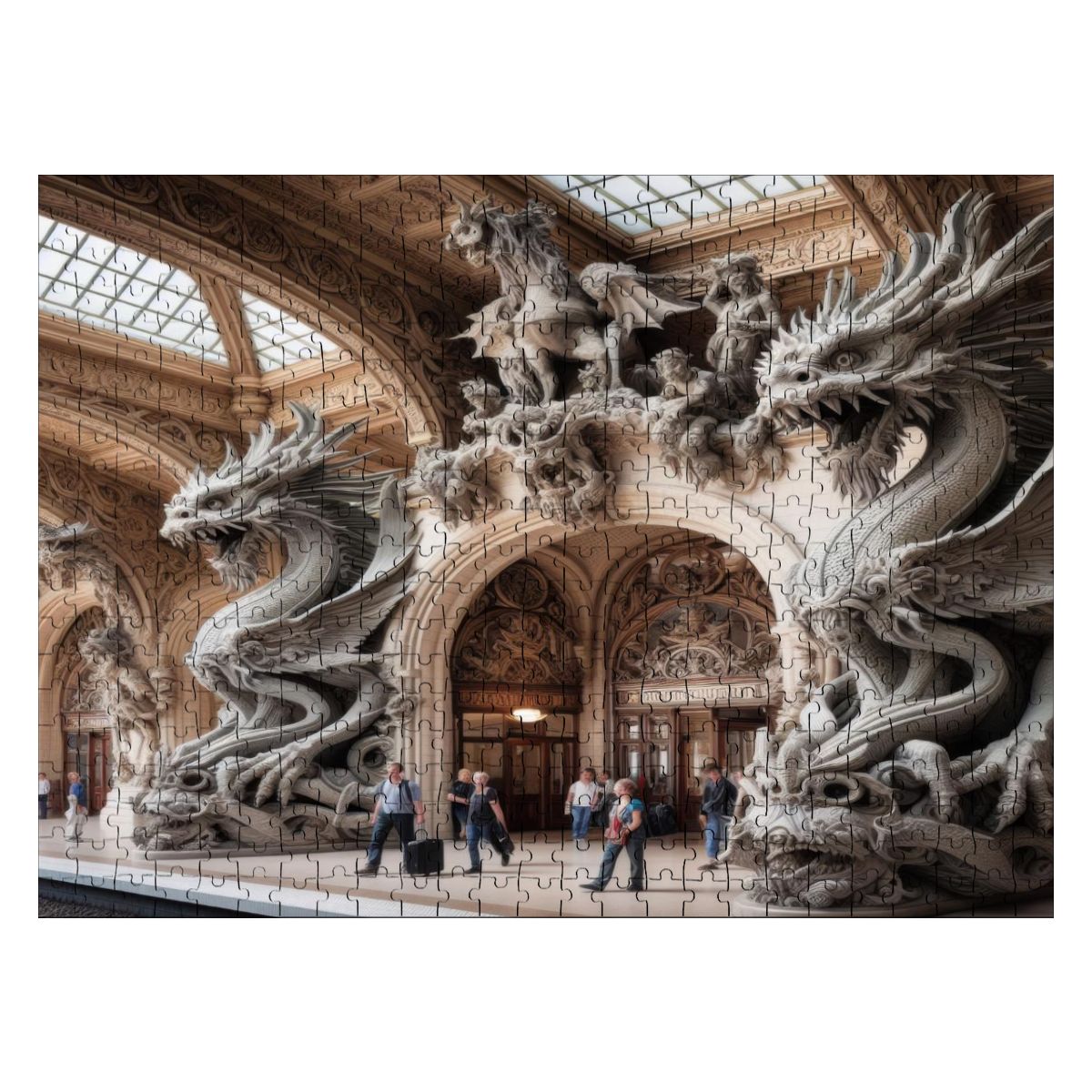 Wooden Jigsaw Puzzles 500 pcs (Horizontal) - Gregg Acini Adoree Designs - Jigsaw Puzzle