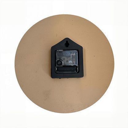 Wooden Round Wall Clock 9.8"x9.8" (Made in USA) - Gregg Acini Adoree Designs - Wall Clock